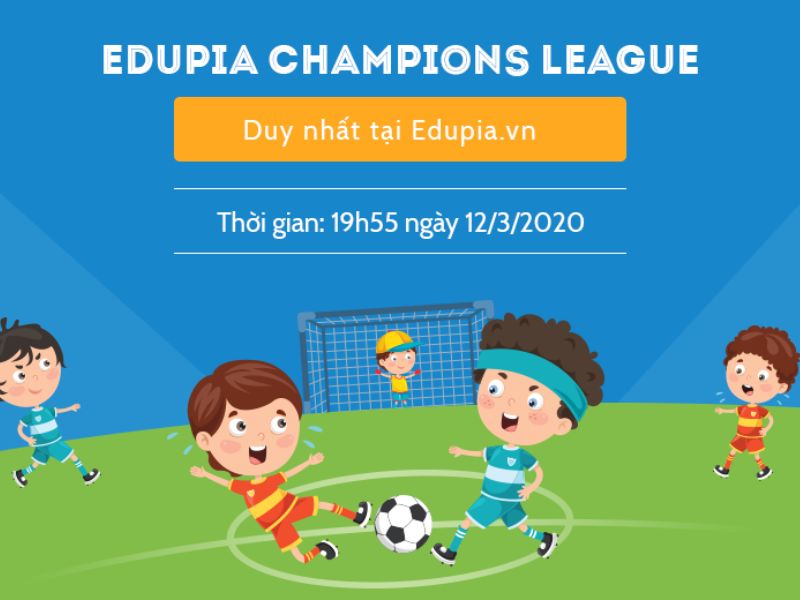 Edupia Champions League cuộc thi tiếng Anh qua mạng lớp 4.