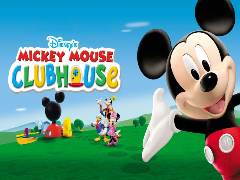 Mickey Mouse Club House bộ phim cung cấp nhiều từ vựng tiếng Anh cho trẻ.