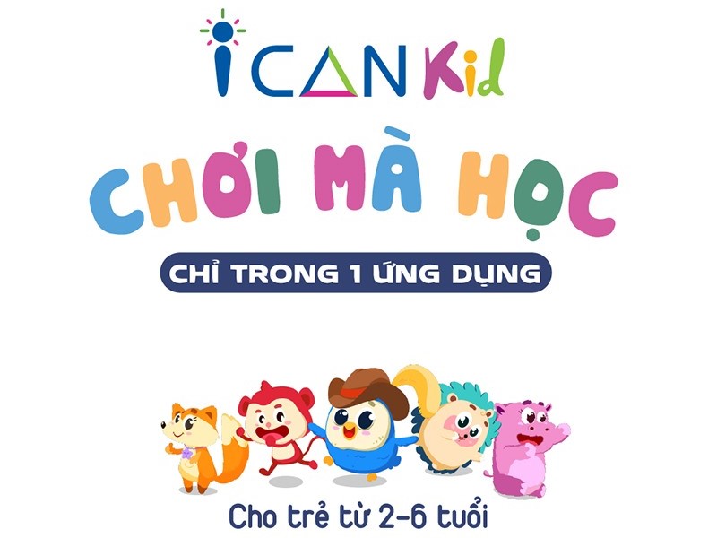 ICANKid - phần mềm học tiếng Anh cho bé 3 tuổi 